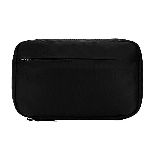 Incase Nylon Accessory Organizer für Apple iPhone, Watch, Ladegeräte und Zubehör - Schwarz [Sortieren und sicher Aufbewahren I Gefaltetes Hauptfach I Diverse Fächer I Außentasche] Intr400402-BLK von Incase