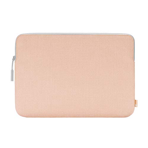 Incase Tasche Slim Sleeve Hülle Apple MacBook Pro 13" (2016-2019) / Air 13,3" (Late 2018, Mid 2019) - Rose [Woolenex-Material I 3mm Dickes Kunstfell-Interieur I Hochwertiger Reißverschluss] von Incase