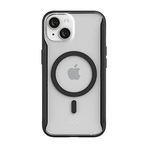 Incipio AeroGrip for MagSafe Schlank Schützend Handyhülle für iPhone 14, Schwarz/Klar von Incipio