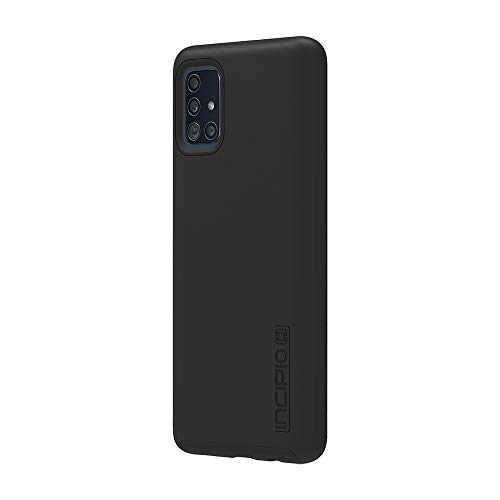 Incipio DualPro Cover für Samsung Galaxy A51 - von Samsung zertifizierte Hülle (schwarz) [Extrem robuste Handyhülle I Stoßabsorbierendes Case I Soft-Touch Beschichtung I Hybrid] - SA-1037-BLK von Incipio