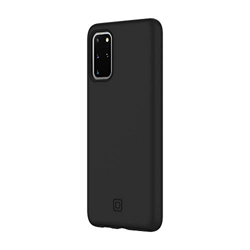 Incipio DualPro Cover für Samsung Galaxy S20+ (5G) - von Samsung zertifizierte Hülle (schwarz) [Qi kompatibel I Robuste Handyhülle I Stoßabsorbierendes Case I Soft-Touch Beschichtung ] - SA-1034-BLK von Incipio