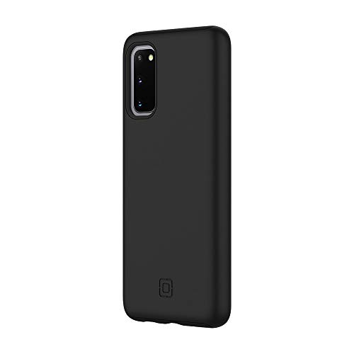 Incipio DualPro Cover für Samsung Galaxy S20 (5G) - von Samsung zertifizierte Hülle (schwarz) [Qi kompatibel I Robuste Handyhülle I Stoßabsorbierendes Case I Soft-Touch Beschichtung ] - SA-1031-BLK von Incipio