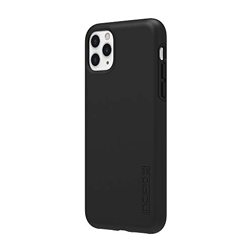 Incipio DualPro Hülle für Apple iPhone 11 Pro Max (6.5") (schwarz) [Qi kompatibles Cover I Extrem robuste Handyhülle I Stoßabsorbierendes Case I Soft-Touch Beschichtung I Hybrid] - IPH-1853-BLK von Incipio