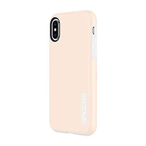 Incipio DualPro Schutzhülle für Apple iPhone Xs / X - rose [Extrem robust I Stoßabsorbierend I Soft-Touch Beschichtung I Hybrid I Qi kompatibel] - IPH-1776-RSB von Incipio