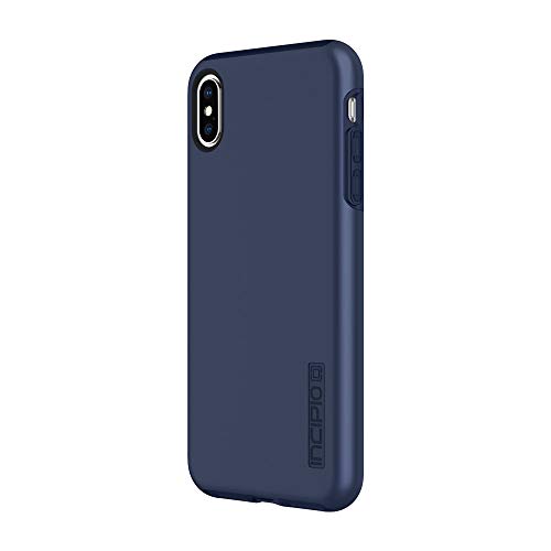 Incipio DualPro Schutzhülle für iPhone XS Max (6,5 Zoll), doppellagig, mit stoßdämpfendem Fallschutz, Mitternachtsblau von Incipio