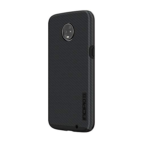Incipio DualPro Shine Case für Motorola Moto Z3 Play - von Motorola zertifizierte Schutzhülle (Carbon) [Extrem robust I Stoßabsorbierend I Carbon-Faser Optik I Hybrid] - MT-453-CFB von Incipio