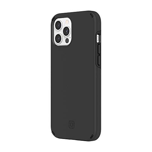 Incipio Duo Hülle kompatibel mit iPhone 12 Pro Max (6,7") (schwarz) [3,5m sturzfest I Qi kompatibles Cover I Extrem robuste Handyhülle I Stoßabsorbierendes Case I Hybrid] von Incipio
