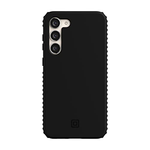 Incipio Grip Series Schutzhülle für Samsung Galaxy S23+, multidirektionaler Griff, 4,3 m Fallschutz, Schwarz (SA-2048-BLK) von Incipio