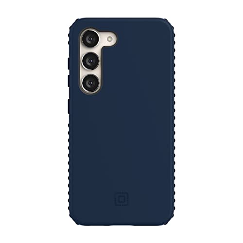 Incipio Grip Series Schutzhülle für Samsung Galaxy S23, multidirektionaler Griff, 4,3 m Fallschutz, Marineblau/Inkwell Blue (SA-2047-MNYIB) von Incipio