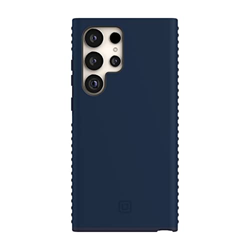 Incipio Grip Series Schutzhülle für Samsung Galaxy S23 Ultra, multidirektionaler Griff, 4,3 m Fallschutz, Marineblau/Inkwell Blue (SA-2049-MNYIB) von Incipio