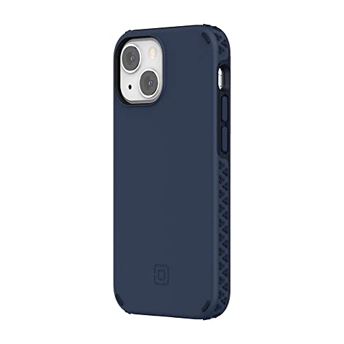 Incipio Grip Series Schutzhülle für iPhone iPhone 13 Mini (5,4 Zoll), multidirektionaler Griff, 4,3 m Fallschutz – Midnight Navy (IPH-1941-MDNY) von Incipio