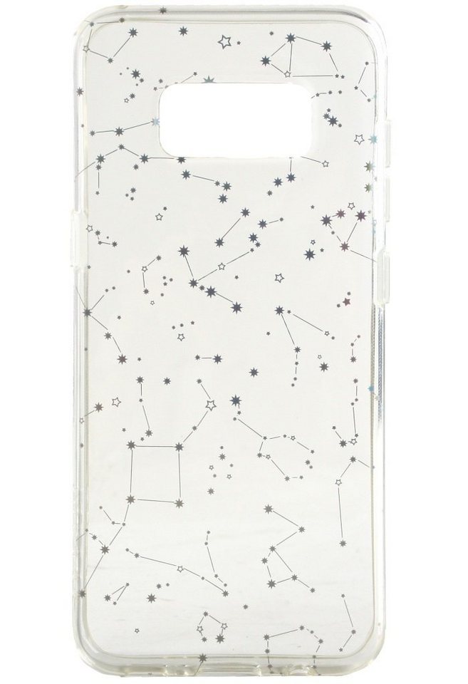 Incipio Handyhülle Incipio Design Cover Bliss Hard-Case Schutz-Hülle Tasche für Samsung Galaxy S8 14,73 cm (5,8 Zoll), Farbe Klar mit Sternen-Motiv von Incipio