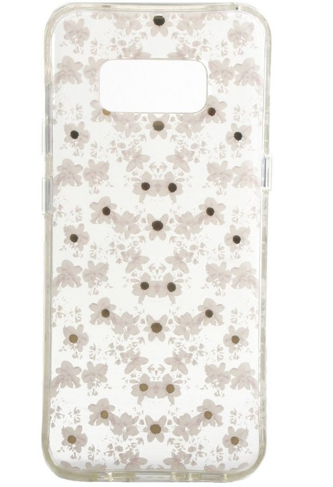 Incipio Handyhülle Incipio Design Cover Blissful Blossom Hard-Case Schutz-Hülle Tasche für Samsung Galaxy S8 14,73 cm (5,8 Zoll), Farbe Klar mit Blumen Motiv von Incipio