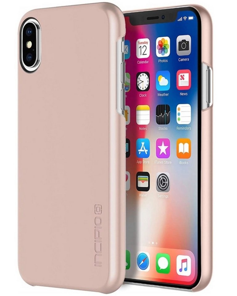 Incipio Handyhülle NGP Cover Rose Hard-Case Schutz-Hülle Tasche, passend für Apple iPhone X/ Xs Wireless Charging kompatibel Ultra-Slim von Incipio