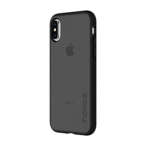 Incipio Octane Schutzhülle für Apple iPhone Xs / X - schwarz [Qi kompatibel/Extrem robust/Strukturierter Bumper/Transparent/Hybrid] - IPH-1632-BLK von Incipio