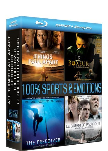Coffret 100% sports et emotions : all things fall apart ; le boxeur ; the freediver ; le guerrier pacifique [Blu-ray] [FR Import] von Inconnu