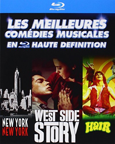 Coffret 3bluray comedies musicales : west side story ; new york new york ; hair [Blu-ray] [FR Import] von Inconnu