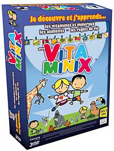 J'apprends à bien manger avec Vitaminix - Coffret 3 DVD von Inconnu