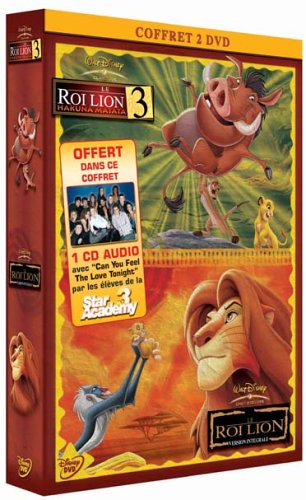 Le Roi Lion 3 / Le Roi lion - Bipack 2 DVD [Inclus le CD Star Academy 3 Can You Feel The Love Tonight] von Inconnu