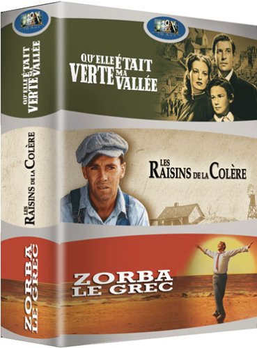 Qu'elle était verte ma vallée / Les Raisins de la colère / Zorba le grec - Coffret 3 DVD Qu'elle était verte ma vallée / Les Raisins de la colère / Zorba le grec - Coffret 3 DVD von Inconnu