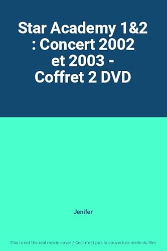 Star Academy 1&2 : Concert 2002 et 2003 - Coffret 2 DVD Star Academy 1&2 : Concert 2002 et 2003 - Coffret 2 DVD von Inconnu