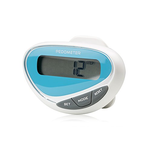 Incutex Schrittzähler Pedometer mit LCD Display tragbarer Stepcounter Kalorienmesser Entfernungsmesser ideal für Sportler von Incutex