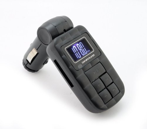 Incutex Universal KFZ Auto FM Transmitter Modulator MP3-Player mit 12 V Zigarettenanzünder + Fernbedienung von Incutex