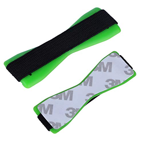 Incutex universal Finger Griff Finger-Halterung Fingerhalter Handy Griff Gummi für Smartphone, grün von Incutex