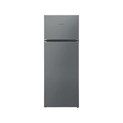 INDESIT I55TM4110X1 - Réfrigérateur congélateur haut - 213L (171 + 42) - Froid Statique - L 54 cm x H 144 cm - Inox von Indesit