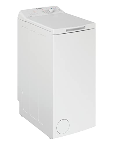 Indesit BTW L50300 IT/N Waschmaschine, Toplader, 5 kg, freistehend, 1000 Umdrehungen pro Minute, Breite 40,0 cm, Tiefe 60,0 cm, Höhe 90,0 cm, Energieklasse D von Indesit