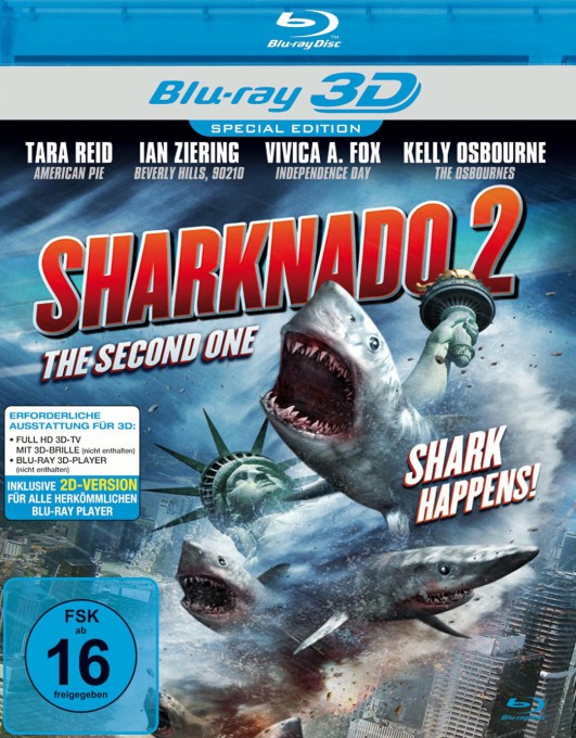 Sharknado 2: The Second One - Shark Happens! (Blu-ray 3D) von Indigo