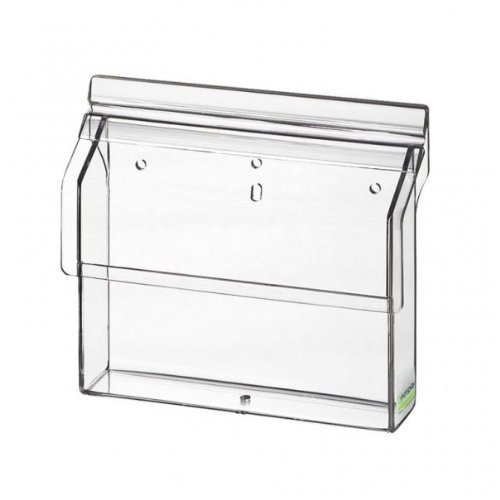 Flyerhalter, Prospektbox DIN A6 quer Outdoor aus Acrylglas PHO169 von Indisplay