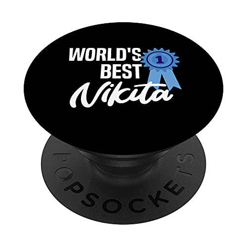 World's Best Nikita Name Personalisiertes PopSockets mit austauschbarem PopGrip von Individuelle Kleidung & Geschenke für Herren