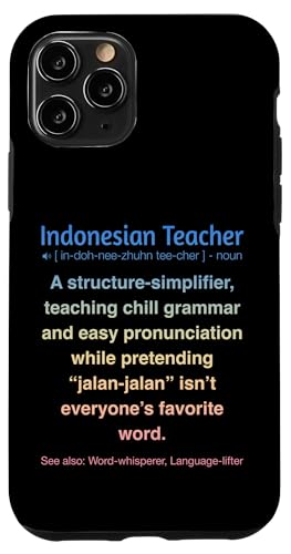 Indonesischer Lehrer Hülle für iPhone 11 Pro von Indonesian Teacher Gifts & Tees