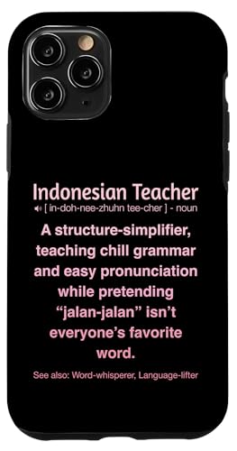 Indonesischer Lehrer Hülle für iPhone 11 Pro von Indonesian Teacher Gifts & Tees