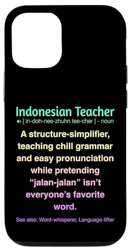 Indonesischer Lehrer Hülle für iPhone 12/12 Pro von Indonesian Teacher Gifts & Tees