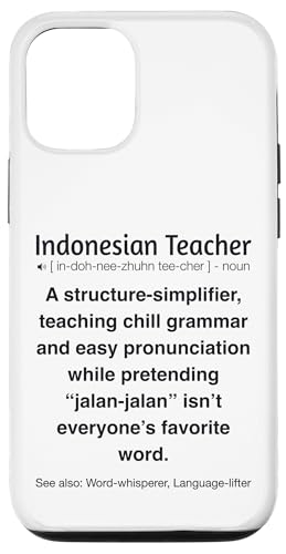 Indonesischer Lehrer Hülle für iPhone 12/12 Pro von Indonesian Teacher Gifts & Tees