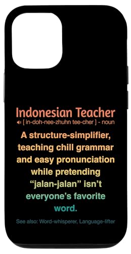 Indonesischer Lehrer Hülle für iPhone 12/12 Pro von Indonesian Teacher Gifts & Tees