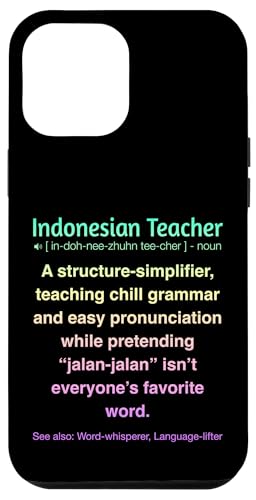 Indonesischer Lehrer Hülle für iPhone 12 Pro Max Indonesischer Lehrer Hülle für iPhone 12 Pro Max von Indonesian Teacher Gifts & Tees