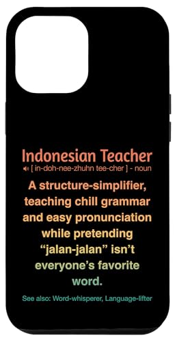 Indonesischer Lehrer Hülle für iPhone 12 Pro Max von Indonesian Teacher Gifts & Tees