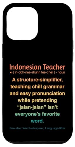 Indonesischer Lehrer Hülle für iPhone 12 Pro Max von Indonesian Teacher Gifts & Tees