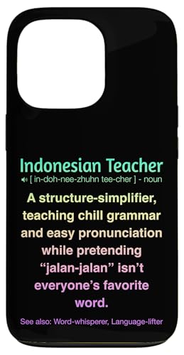 Indonesischer Lehrer Hülle für iPhone 13 Pro Indonesischer Lehrer Hülle für iPhone 13 Pro von Indonesian Teacher Gifts & Tees
