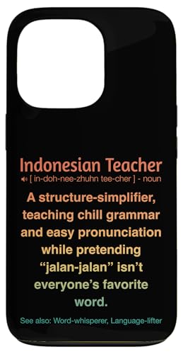 Indonesischer Lehrer Hülle für iPhone 13 Pro von Indonesian Teacher Gifts & Tees