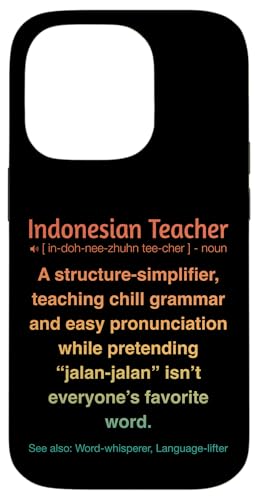 Indonesischer Lehrer Hülle für iPhone 14 Pro Indonesischer Lehrer Hülle für iPhone 14 Pro von Indonesian Teacher Gifts & Tees