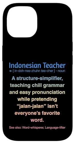 Indonesischer Lehrer Hülle für iPhone 14 von Indonesian Teacher Gifts & Tees