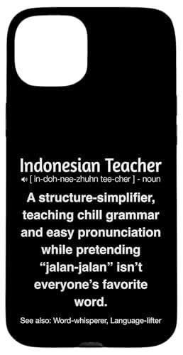 Indonesischer Lehrer Hülle für iPhone 15 Plus von Indonesian Teacher Gifts & Tees