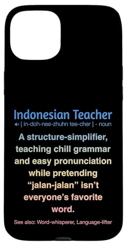 Indonesischer Lehrer Hülle für iPhone 15 Plus von Indonesian Teacher Gifts & Tees