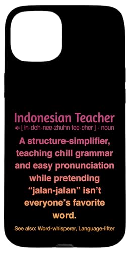 Indonesischer Lehrer Hülle für iPhone 15 Plus Indonesischer Lehrer Hülle für iPhone 15 Plus von Indonesian Teacher Gifts & Tees