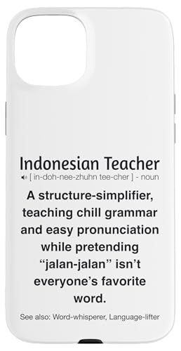 Indonesischer Lehrer Hülle für iPhone 15 Plus von Indonesian Teacher Gifts & Tees