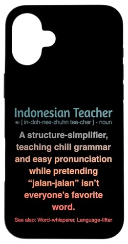 Indonesischer Lehrer Hülle für iPhone 16 Plus von Indonesian Teacher Gifts & Tees